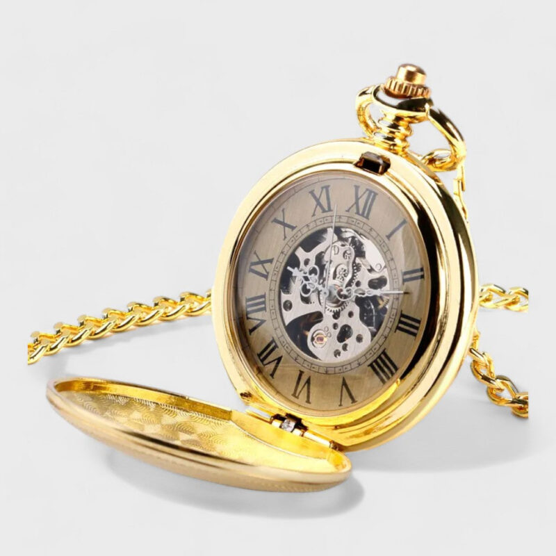 Goldene Sprungdeckel Taschenuhr​ – Bild 2