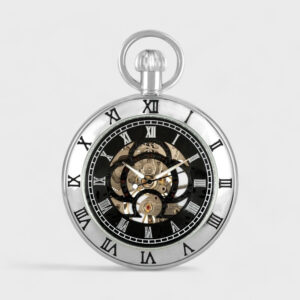 Herren Taschenuhr Silber