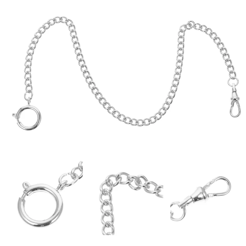 Kette Taschenuhr Silber​ – Bild 5