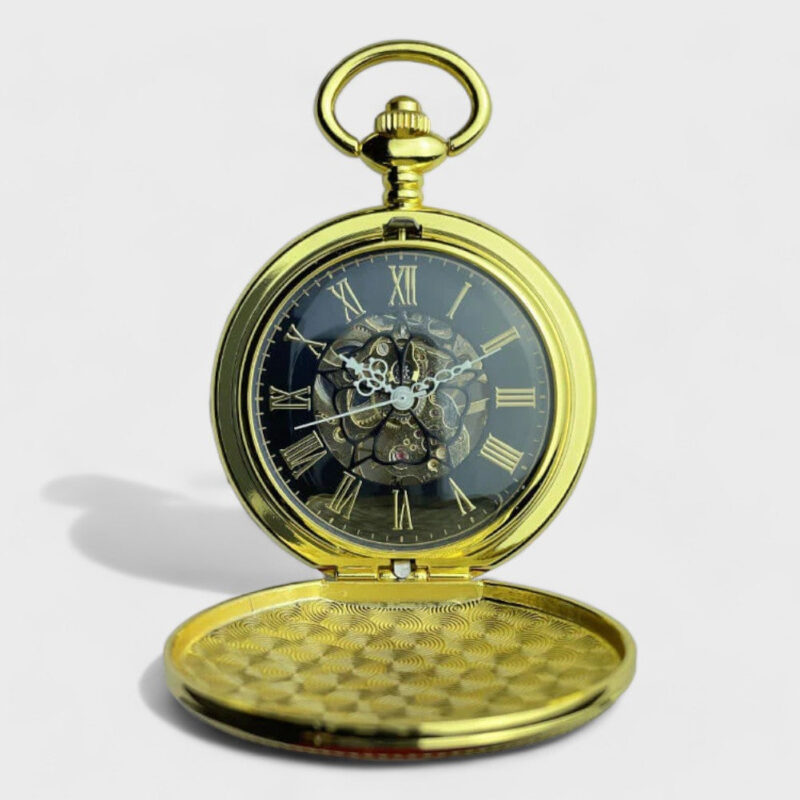 Savonette Taschenuhr Gold​ – Bild 2