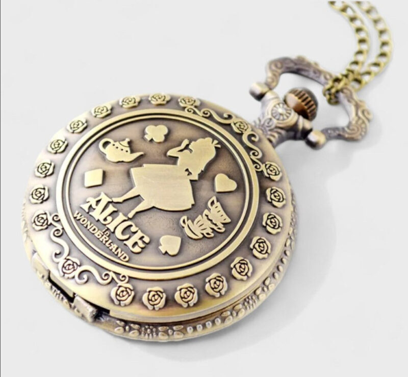 Taschenuhr Alice im Wunderland – Bild 3