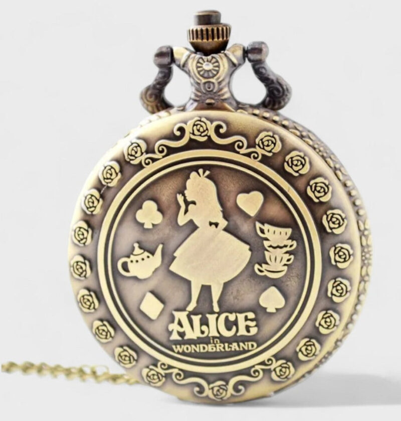 Taschenuhr Alice im Wunderland