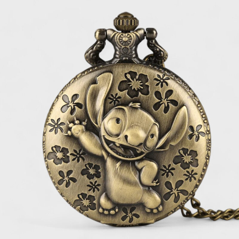 Taschenuhr Anhänger Stitch