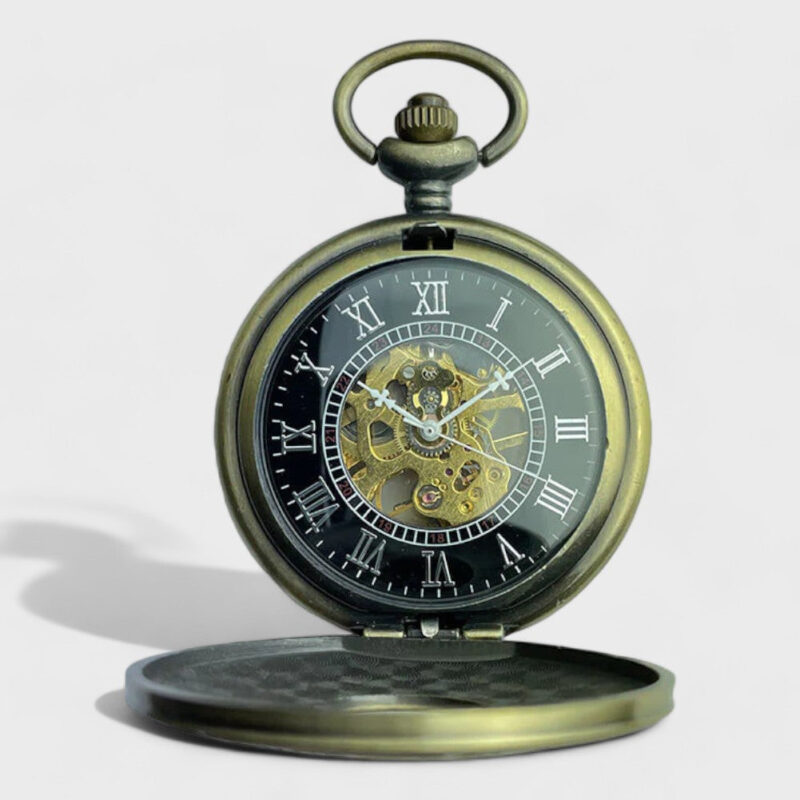 Taschenuhr Antike Bronze – Bild 2