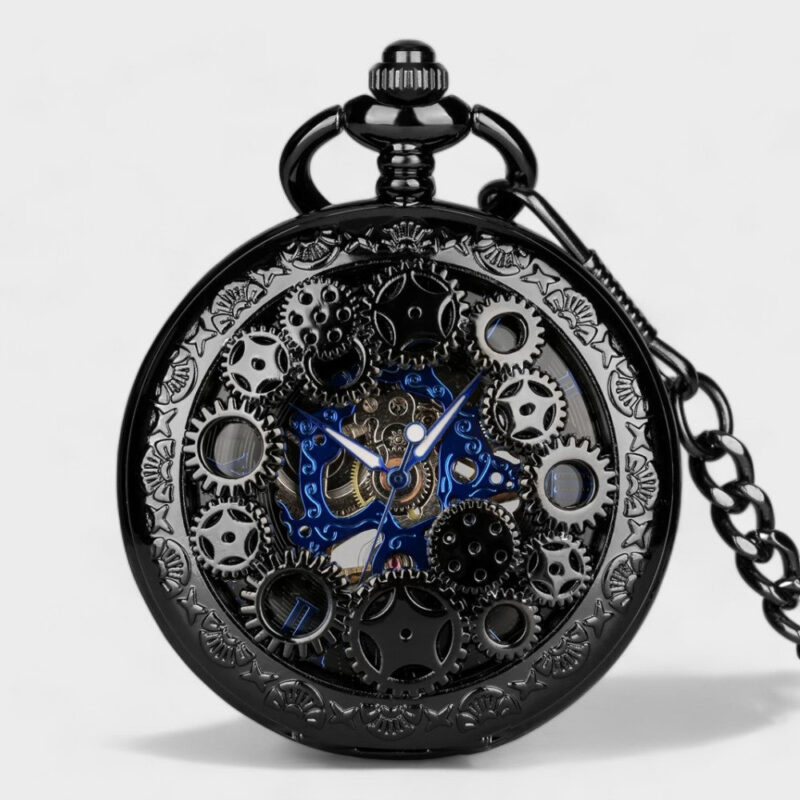 Taschenuhr Blaue