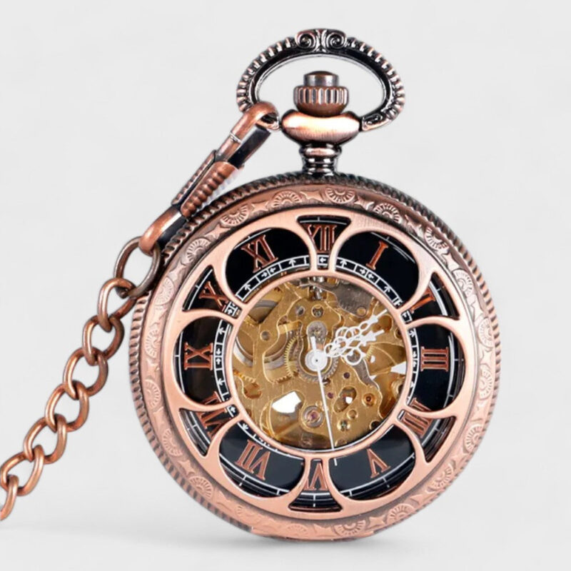 Taschenuhr Blumenbox