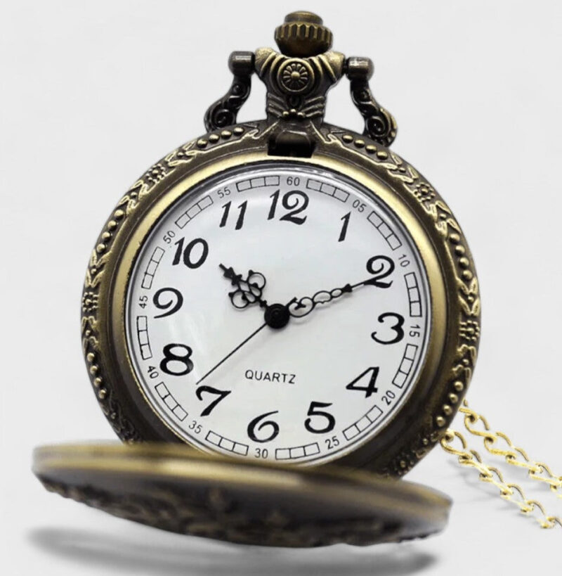 Taschenuhr Blumig Herren – Bild 3