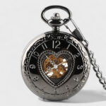 Taschenuhr Damen Herz