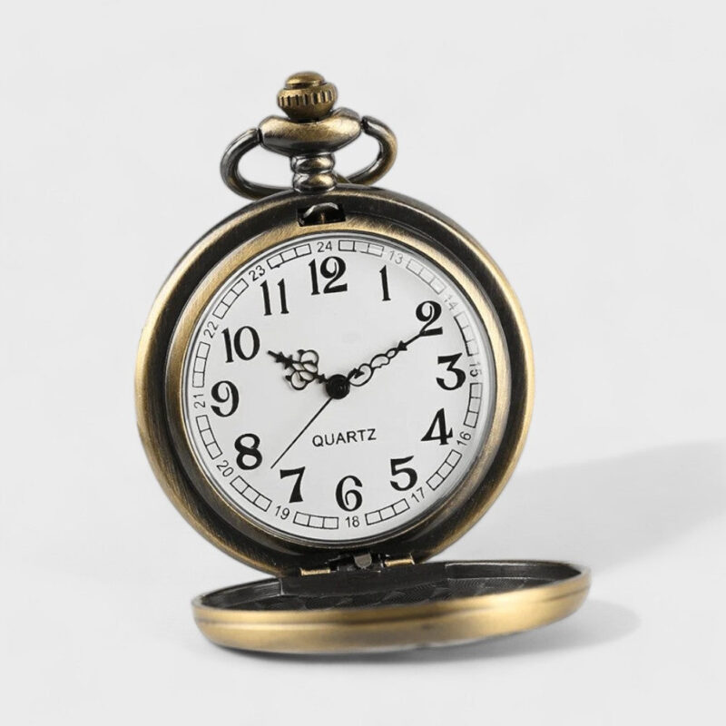 Taschenuhr Damen Rosette – Bild 2