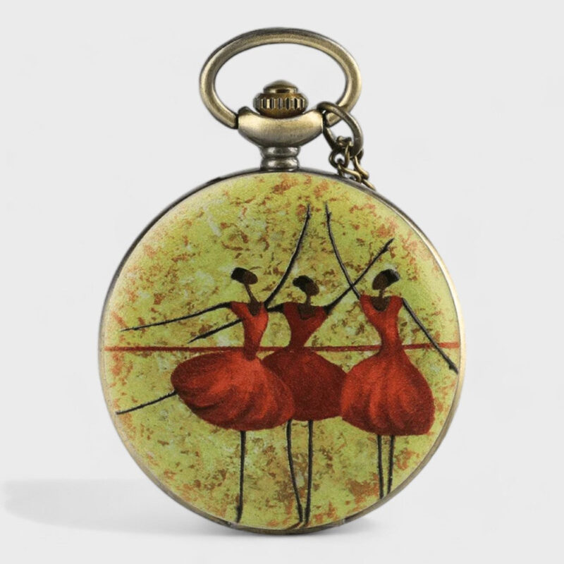 Taschenuhr Damen Tänzerin