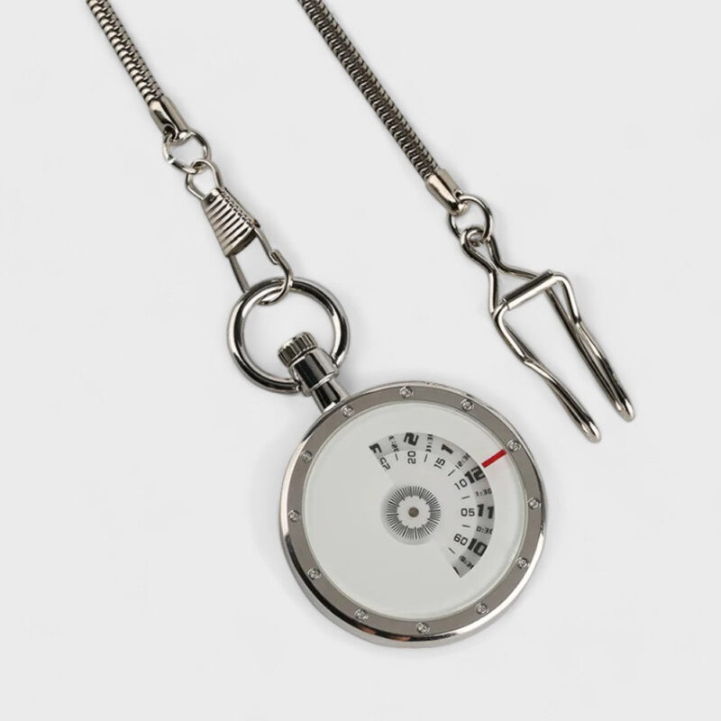 Taschenuhr Damen White Edition – Bild 3