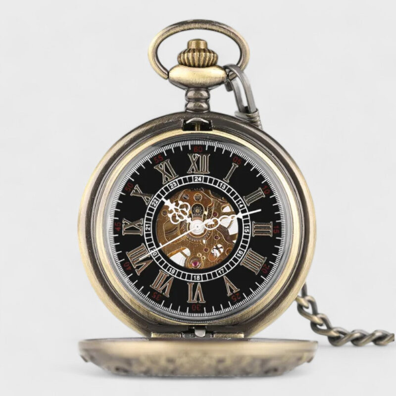 Taschenuhr Eleganz-Blumendesign – Bild 2