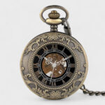Taschenuhr Eleganz-Blumendesign