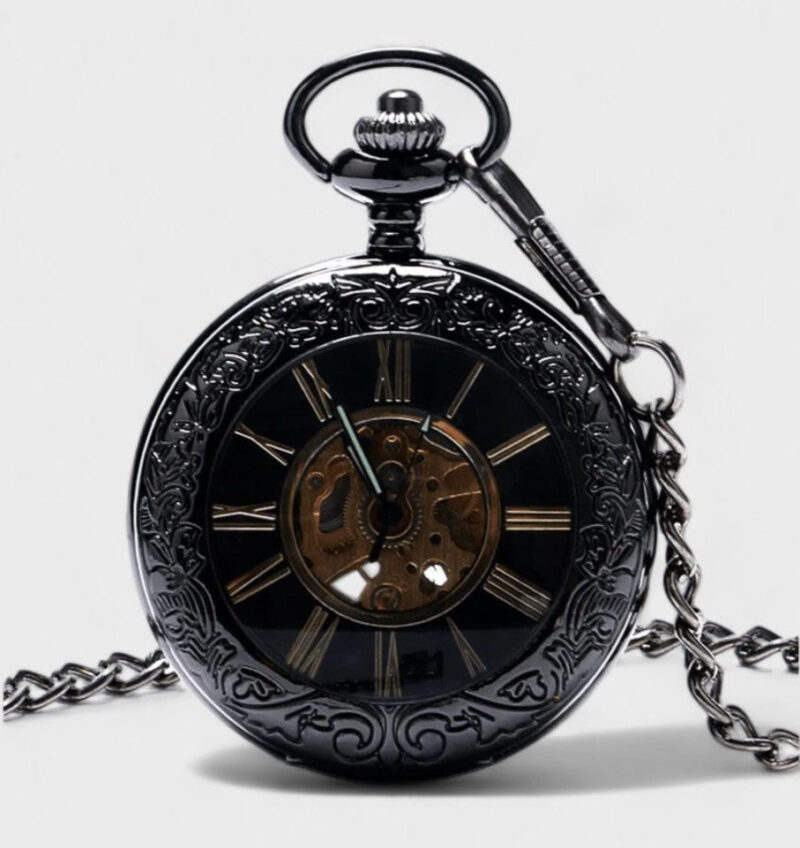 Taschenuhr Emailliert