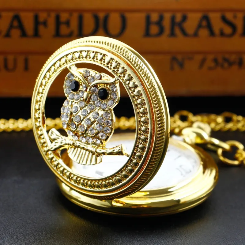 Taschenuhr Eule – Bild 4