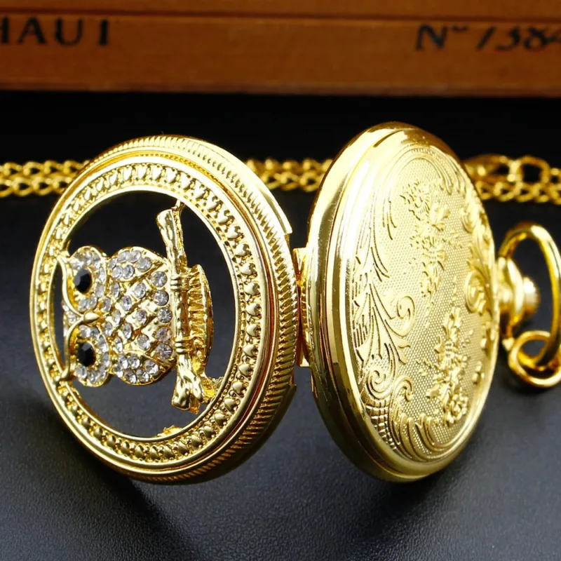 Taschenuhr Eule – Bild 5