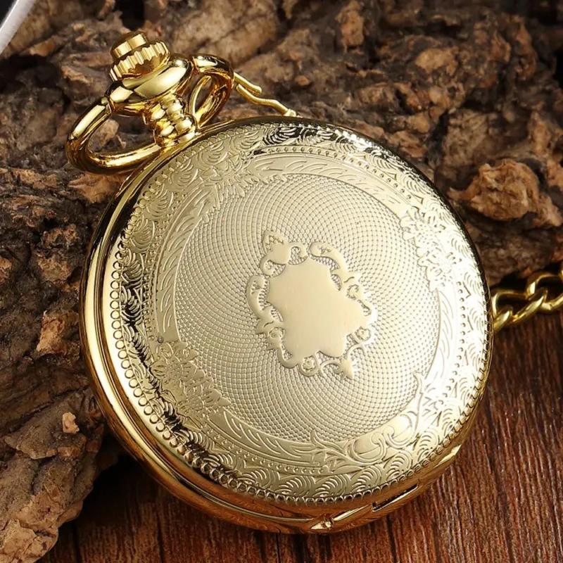 Taschenuhr Gold mit Kette​ – Bild 3