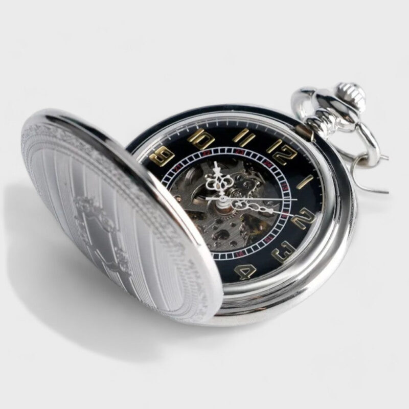 Taschenuhr Herren Automatik – Bild 4