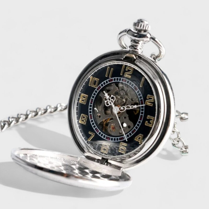 Taschenuhr Herren Automatik – Bild 2