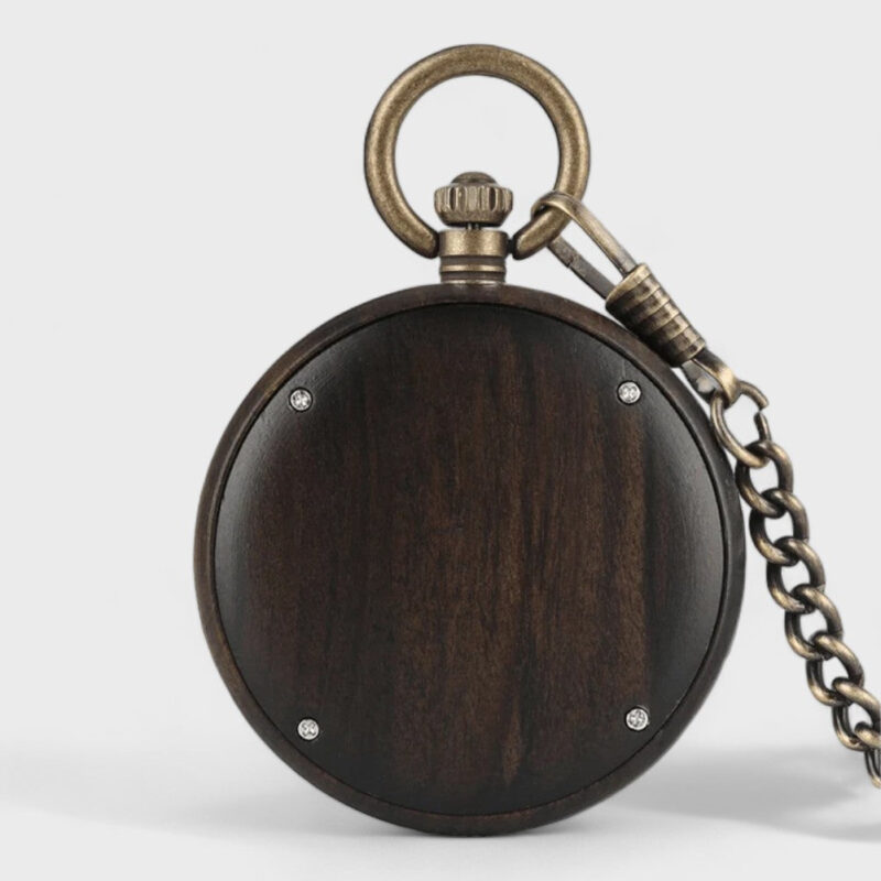 Taschenuhr Herren Holz – Bild 2