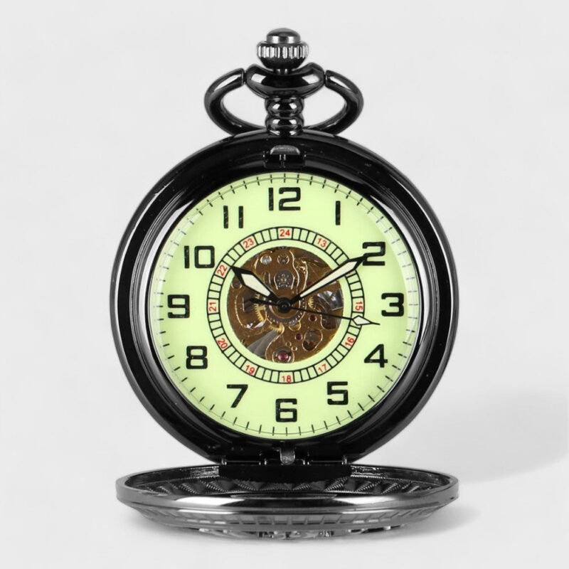 Taschenuhr Herren Leuchtend – Bild 2