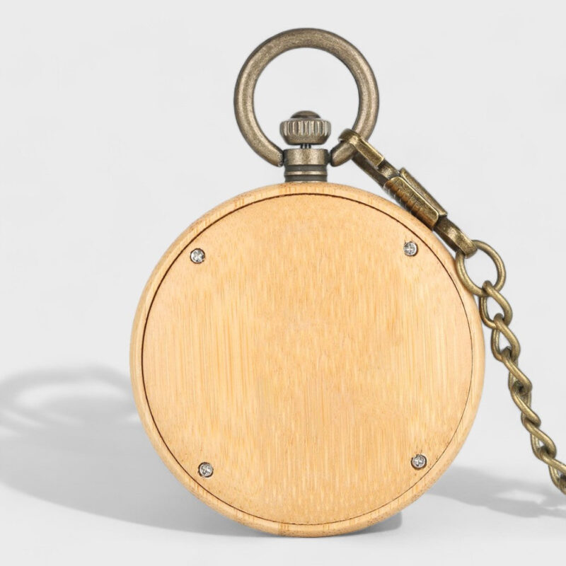 Taschenuhr Herren mit Piraten Totenkopf Motiv – Bild 2