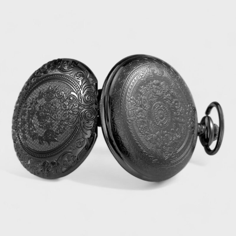 Taschenuhr Herren Schwarze – Bild 3