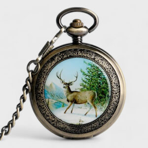 Taschenuhr Hirsch