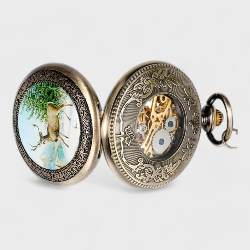 Taschenuhr Hirsch – Bild 6
