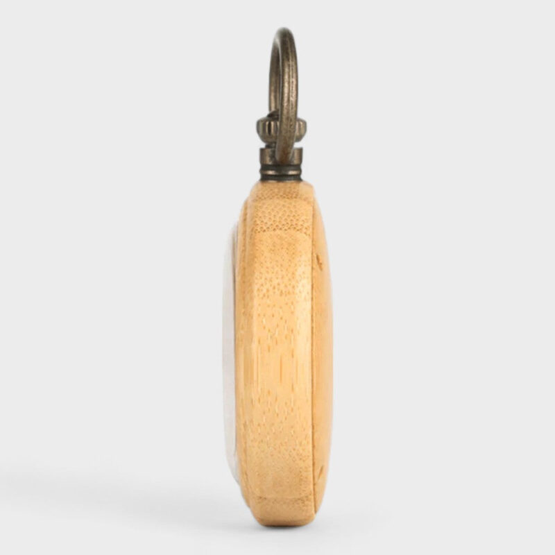 Taschenuhr Holz Buddhismus – Bild 3