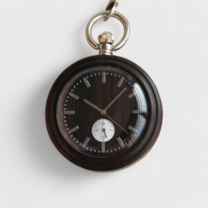 Taschenuhr Holz mit Minimalistischem Design