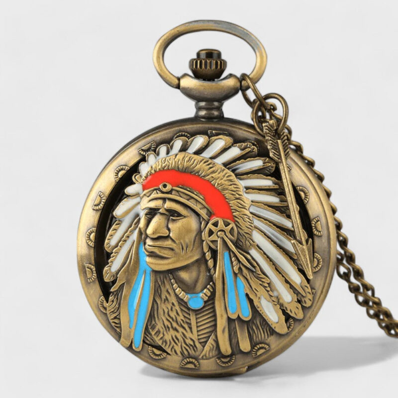 Taschenuhr Indianisch