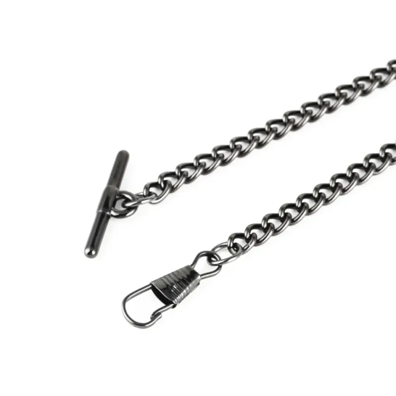Taschenuhr Kette mit T Verschluss – Bild 4