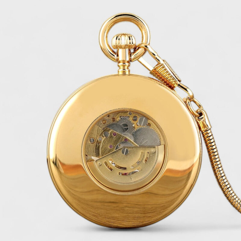 Taschenuhr Klassische Offenes Zifferblatt – Bild 2
