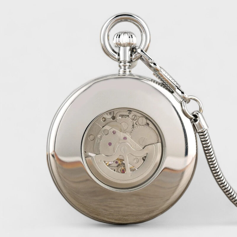 Taschenuhr Klassische Offenes Zifferblatt – Bild 4
