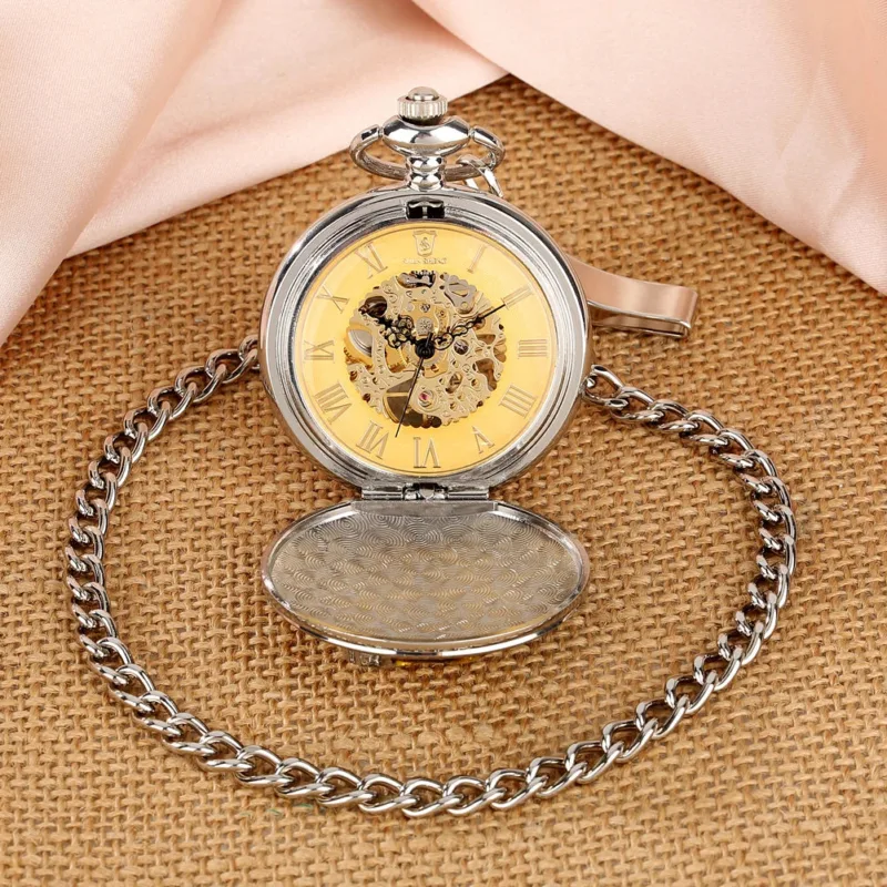 Taschenuhr Löwen Gold – Bild 5