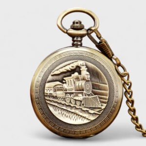 Taschenuhr Lokomotive