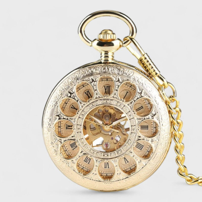 Taschenuhr Luxus Gold