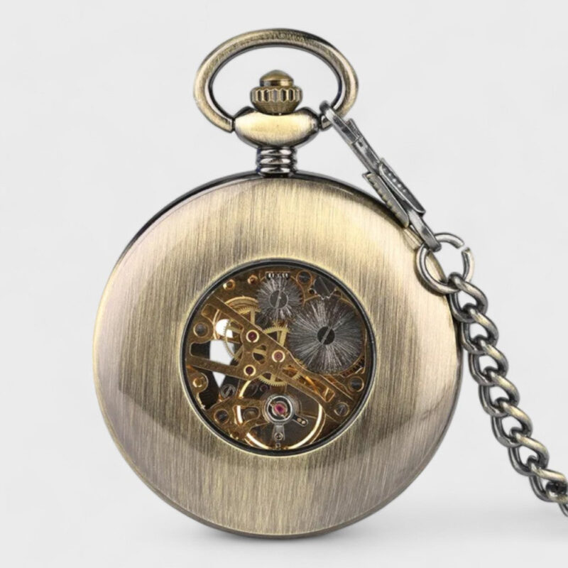 Taschenuhr Mechanische Holz – Bild 3