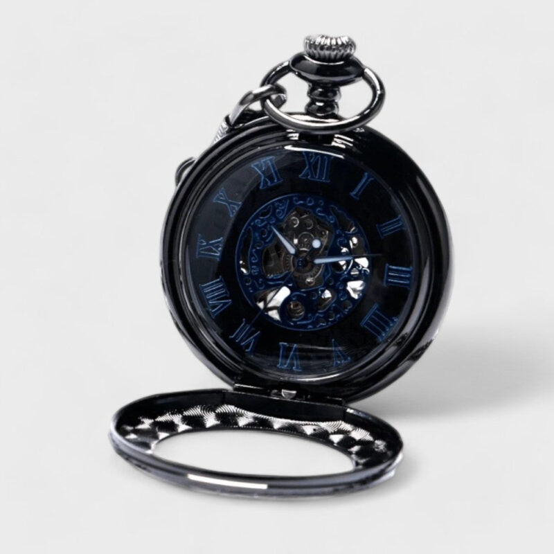 Taschenuhr Mechanische Mitternachtsblau – Bild 2