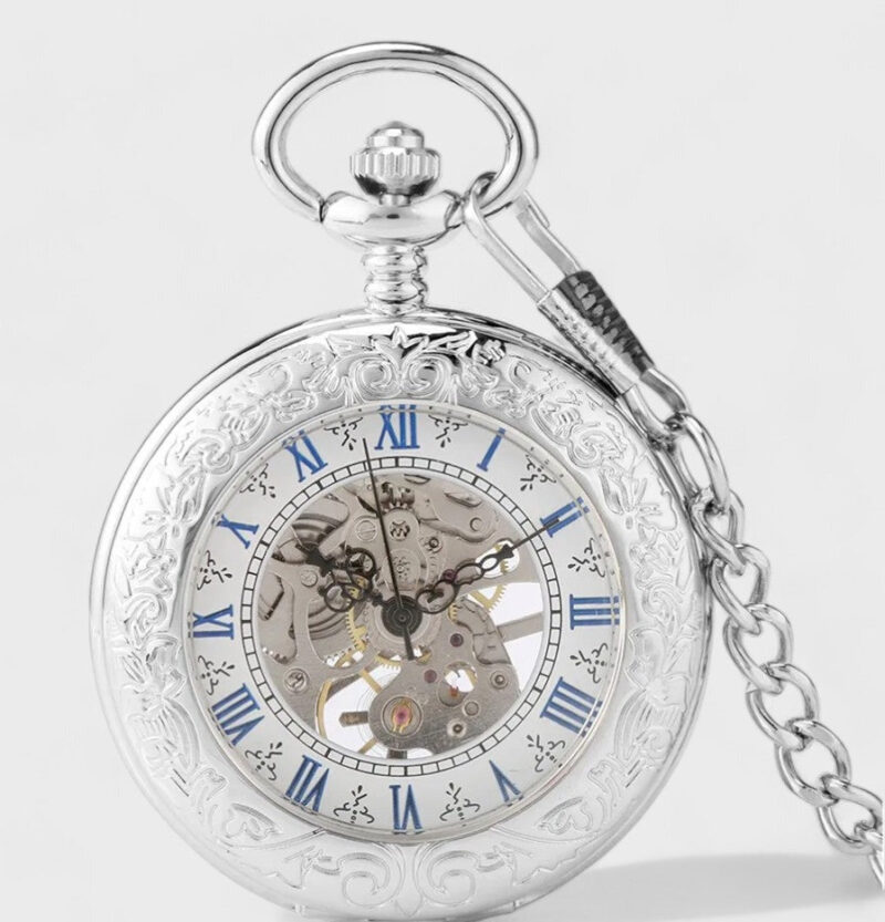 Taschenuhr Mechanische Silberne