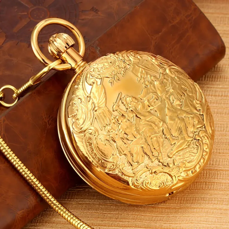 Taschenuhr mit Historischer Gravur – Bild 8
