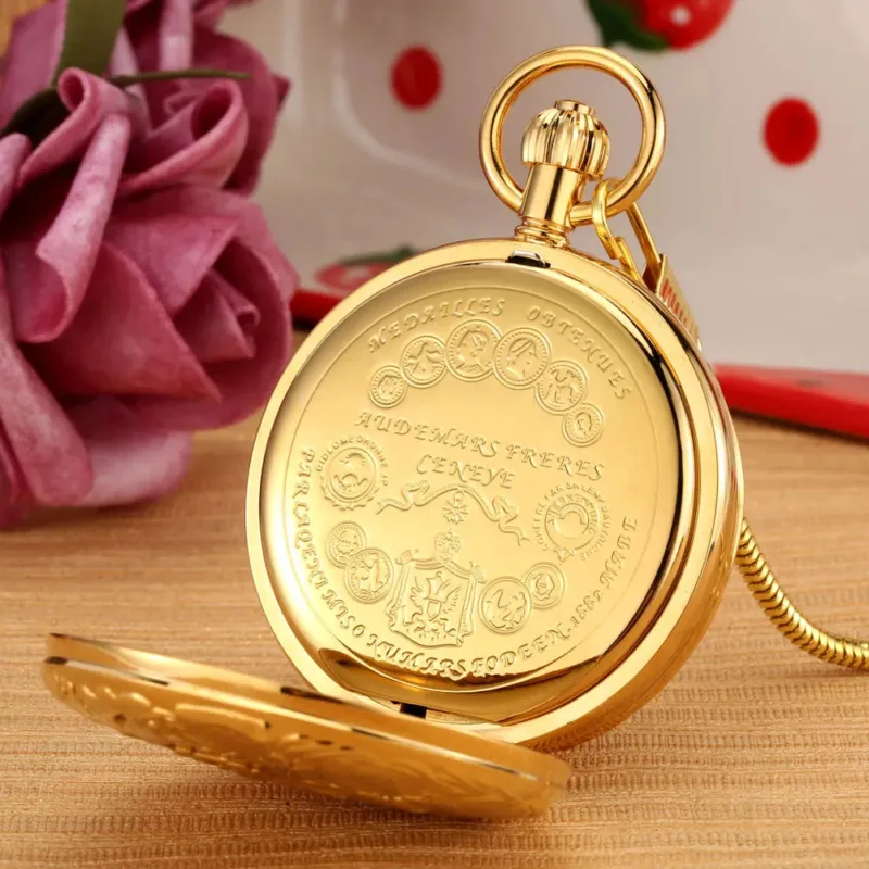 Taschenuhr mit Historischer Gravur – Bild 6