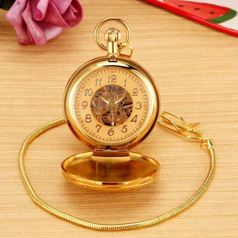 Taschenuhr mit Historischer Gravur – Bild 4