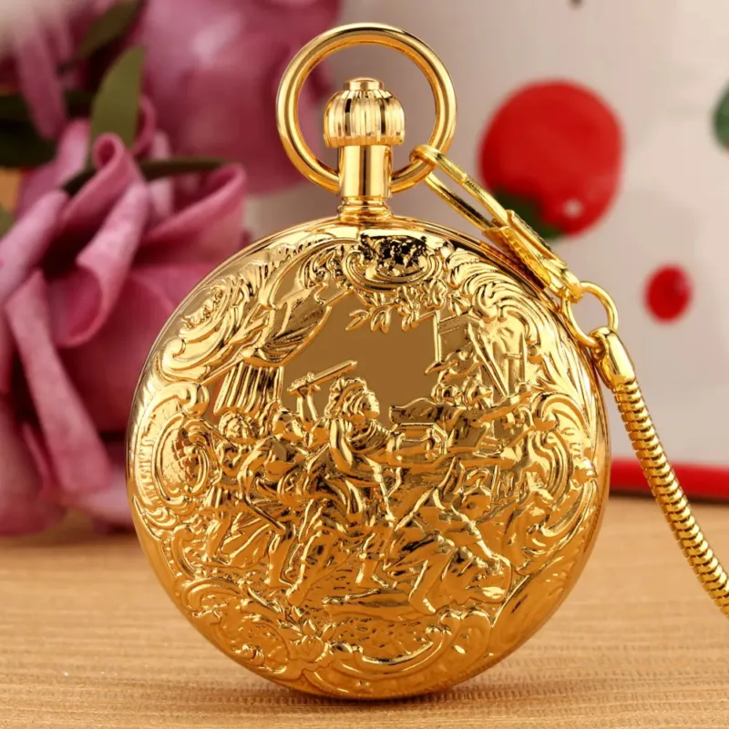 Taschenuhr mit Historischer Gravur – Bild 3