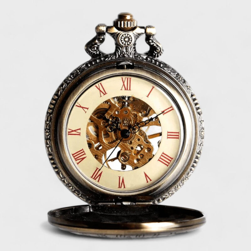 Taschenuhr mit Römischen Ziffern – Bild 2