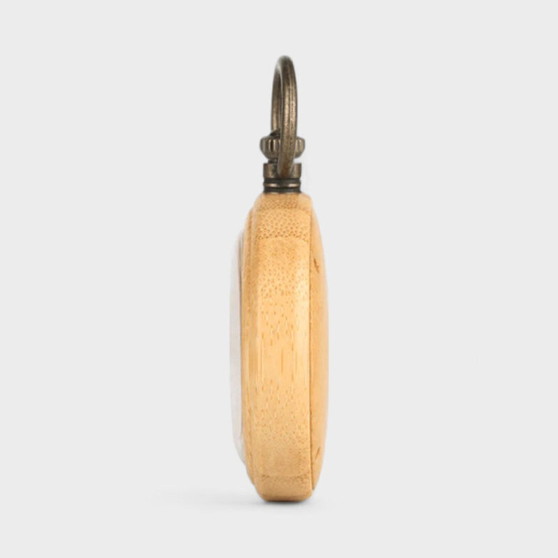 Taschenuhr mit Schmetterlingsmotiv – Bild 3