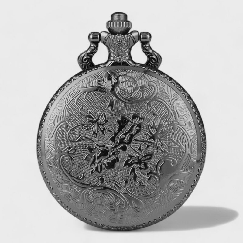 Taschenuhr Moderne Schwarz – Bild 3