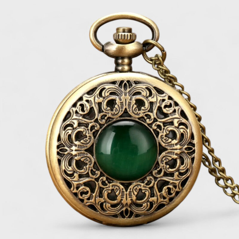 Taschenuhr Mystischer Smaragd
