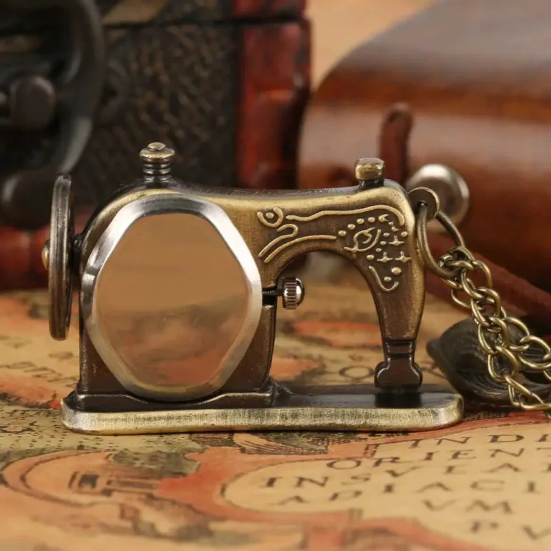 Taschenuhr Nähmaschine – Bild 4